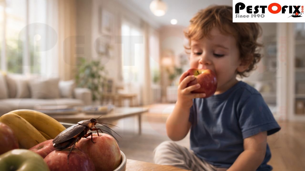 Hidden pest contamination risk in clean dining spaces affecting child health