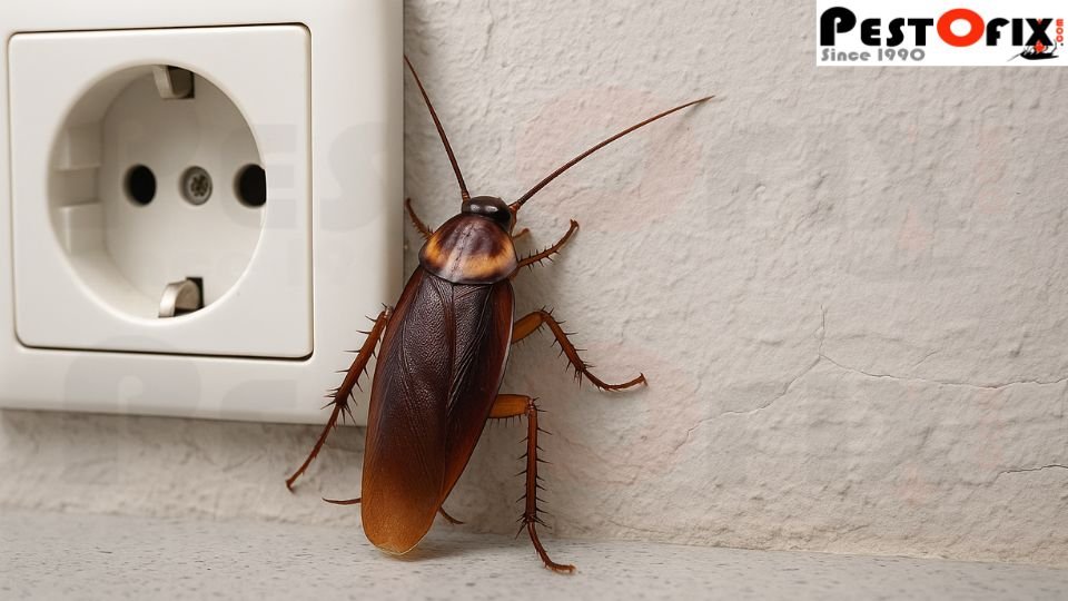 Cockroach infestation risks in hidden electrical areas