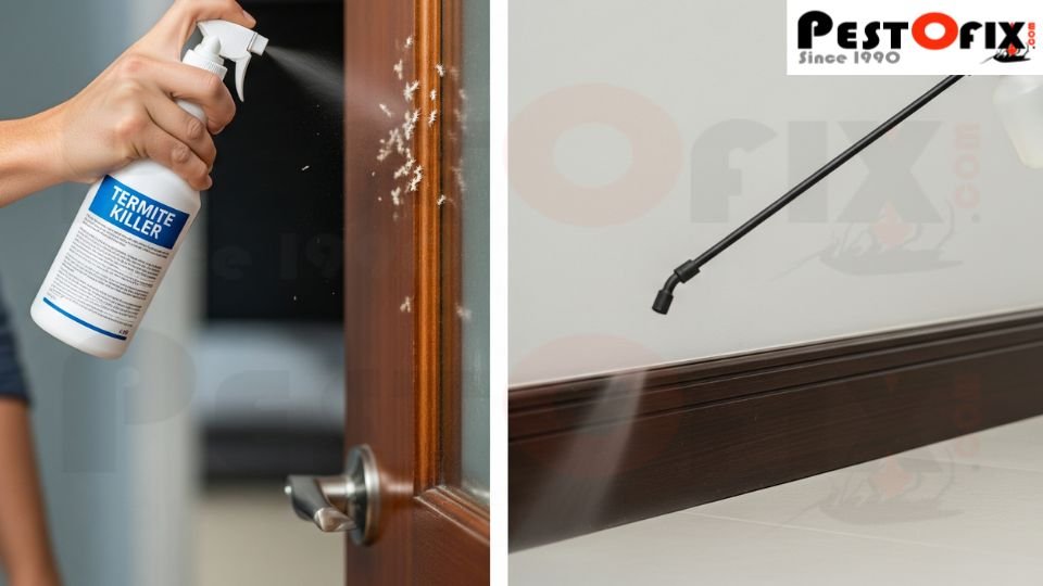 DIY termite control compared to professional pest control service