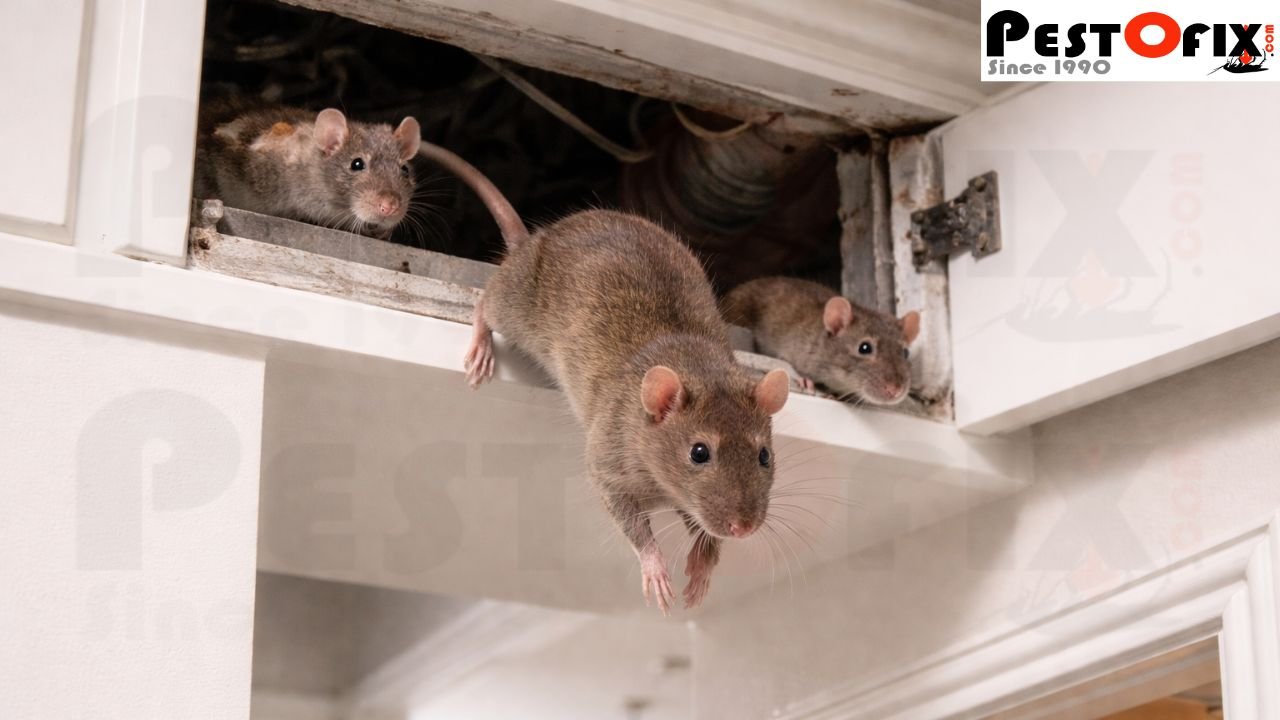 Rats entering home through utility shaft due to unsealed gaps and hidden access routes