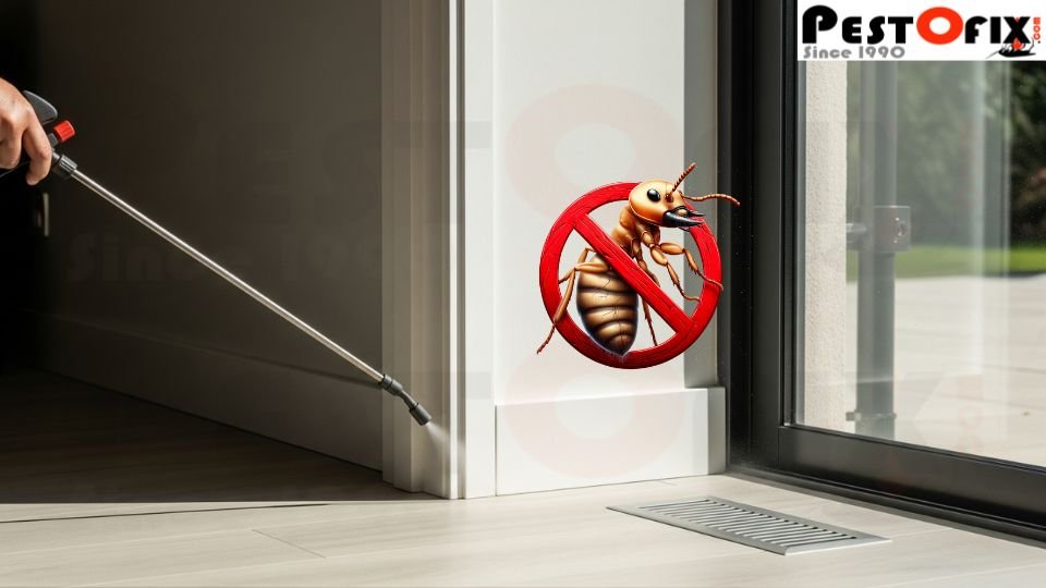 Professional termite treatment protecting a Delhi home