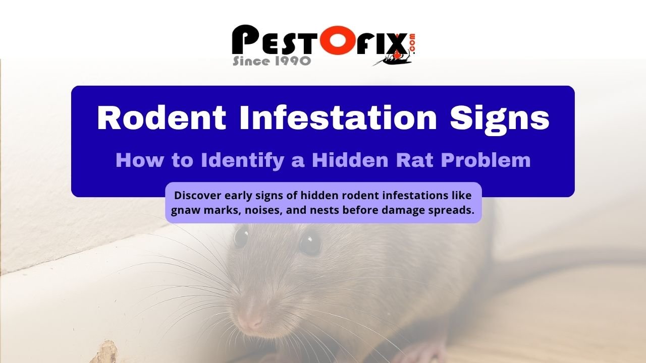 Rodent Infestation Signs – How to Identify a Hidden Rat Problem