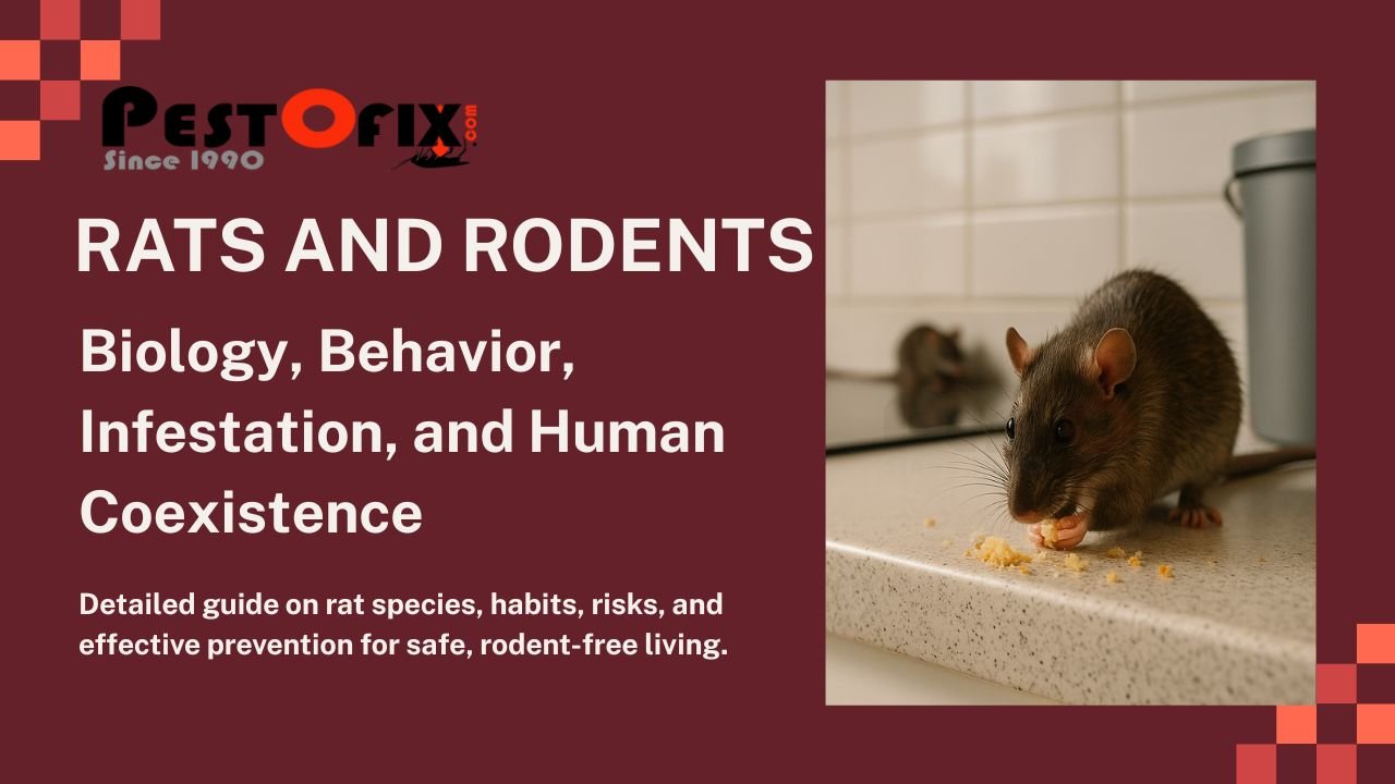 Rats and Rodents – Biology, Behavior, Infestation, and Human Coexistence