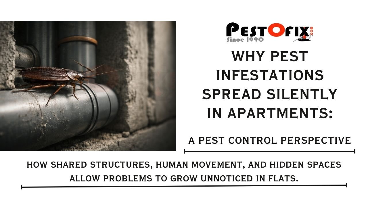 Why Pest Infestations Spread Silently in Apartments: A Pest Control Perspective